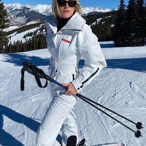 Cordova Teton Ski Suit in White Size Small
